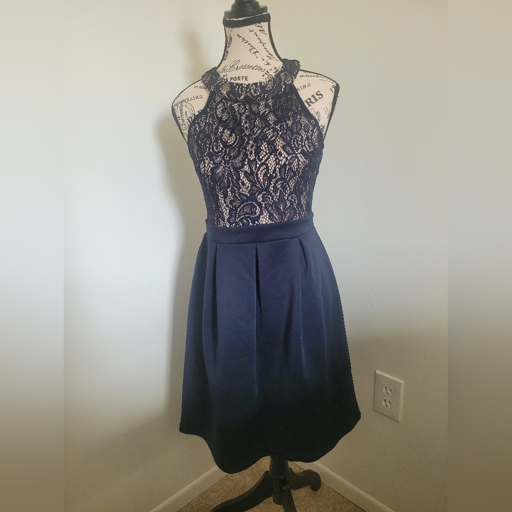 Navy Blue Dress